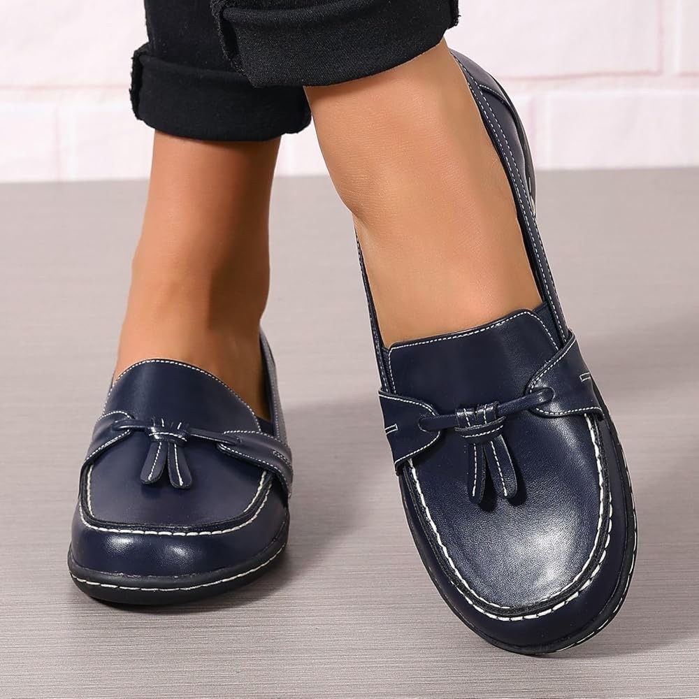 ✨BNWT - Heez Women’s Loafers Comfortable Penny Loafer Slip On - Blue - size 8.5✨